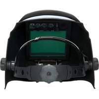 Leadhead&reg; Auto Darkening Welding Helmet, 3.8" L x 3.4" W View Area, 9 - 13 Shade Range, Black Maritime Industrial Rubber