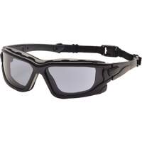 Lunettes de s&eacute;curit&eacute; &eacute;lanc&eacute;es I-Force, Lentille Gris, Antibu&eacute;e, Ventilation Directe Maritime Industrial Rubber