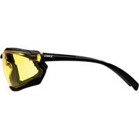 Lunettes de s&eacute;curit&eacute; Proximity, Lentille Ambr&eacute;e, Antibu&eacute;e, ANSI Z87+/R&eacute;pond ou surpasse la norme CSA Z94.3 Maritime Industrial Rubber