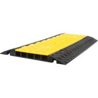 Polyurethane Cable Protector, 5 Channels, 35.43" L x 19.69" W x 2" H Maritime Industrial Rubber