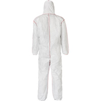 SFR Coveralls with Hood, Medium, White, Tyvek&reg; 400 Maritime Industrial Rubber