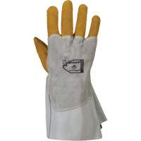 Gants de soudage 335DBP Endura, Cuir de vache refendu/Cuir d'&eacute;lan refendu, Taille Petit Maritime Industrial Rubber