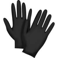 Emballages de gants jetables pour machine distributrice, Petit, Nitrile, 5 mils, Sans poudre, Noir, Classe 2 Maritime Industrial Rubber