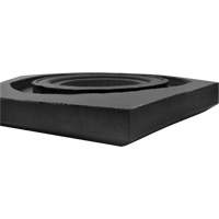 Rubber Channelizer Base, 15 lbs. Maritime Industrial Rubber