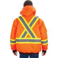 Waterproof 7-in-1 Winter Parka, High Visibility Orange, Medium Maritime Industrial Rubber