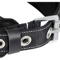 WB-6010-S Dispositif de retenue de s&eacute;curit&eacute; avec ceinture &agrave; un anneau en D et support lombaire rembourr&eacute; - Petit Maritime Industrial Rubber