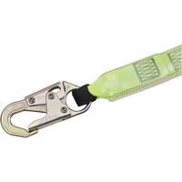 SA-6402-4 Shock Absorbing Lanyard, 4', Form Hook Center, Snap Hook Leg Ends, Polyester Maritime Industrial Rubber