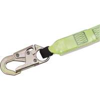 SA-64022-6 Shock Absorbing Lanyard, 6', Form Hook Center, Snap Hook Leg Ends, Polyester Maritime Industrial Rubber