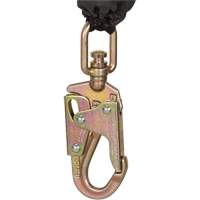 SRL-73302-10LE Cordage de s&eacute;curit&eacute; autor&eacute;tractable, 10', Acier galvanis&eacute;, Pivotant Maritime Industrial Rubber