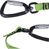 TT-9903 Longe &eacute;troite pour outils, Tendeur, Mousqueton double Maritime Industrial Rubber