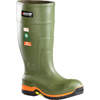 Bottes de s&eacute;curit&eacute; Hercules pour hommes, Polyur&eacute;thane thermique, Embout Aluminium, Pointure 4, Semelle R&eacute;sistant aux perforations Maritime Industrial Rubber