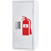 Armoire int&eacute;rieur pour extincteur, 12" la x 26" h x 9" p Maritime Industrial Rubber
