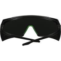 SecureFit 3700 Series Safety Glasses SF3750AS-BLK, Grey/IR 5.0 Lens, Anti-Scratch, ANSI Z87+/Meets/Exceeds CSA Z94.3 Maritime Industrial Rubber