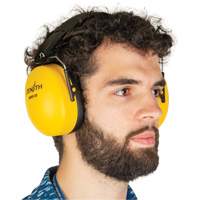 Passive Ear Muffs, Headband, 25 NRR dB Maritime Industrial Rubber