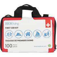 Trousse de premiers soins pour la maison et le voyage de 100 morceaux, Sac en nylon Maritime Industrial Rubber