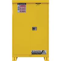 Outdoor Flammable Storage Cabinet, 45 gal., 2 Door, 43" W x 65" H x 18" D Maritime Industrial Rubber