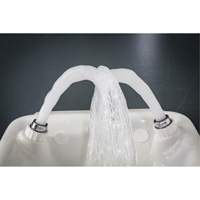 Eye/Face Wash, Wall-Mount Installation, Plastic Bowl Maritime Industrial Rubber