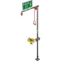 Combination Shower with Open ABS Bowl & Top Inlet, Pedestal Maritime Industrial Rubber
