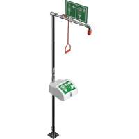 Combination Shower with Closed ABS Bowl & Bottom Inlet, Pedestal Maritime Industrial Rubber