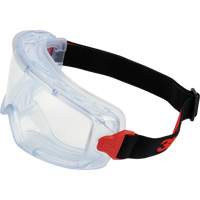 GoggleGear 3000 Series Protective Goggles, Clear Lens, Anti-Fog/Anti-Scratch, Indirect Vent Maritime Industrial Rubber