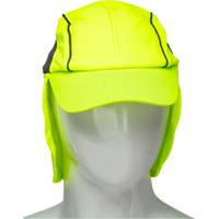 Cooling Hat with Neck Shade, Hi-Vis Lime Maritime Industrial Rubber