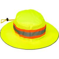 Evaporative Cooling Ranger Hat, Hi-Vis Lime Maritime Industrial Rubber