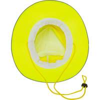 Evaporative Cooling Ranger Hat, Hi-Vis Lime Maritime Industrial Rubber