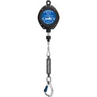 Cordage de s&eacute;curit&eacute; autor&eacute;tractable, 30', Acier galvanis&eacute;, Pivotant Maritime Industrial Rubber
