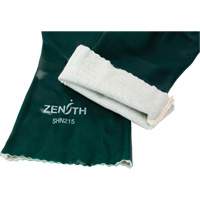 Gants verts &agrave; double enduit, 14" lo, PVC, Doublure en Jersey de coton, 70 mils Maritime Industrial Rubber