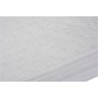 Bonded Sorbent Pads, Oil Only, 15" x 19", 14 gal. Absorbancy Maritime Industrial Rubber