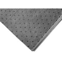 Feuilles absorbantes li&eacute;es, Universel, 15" x 19", 8 gal. d'absorption Maritime Industrial Rubber