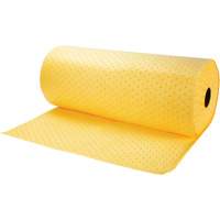 Bonded Sorbent Rolls, Mediumweight, 150' L x 30" W, 16 gal. Absorbancy Maritime Industrial Rubber