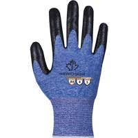 Extreme-Cut Glove, Size 7, 13 Gauge, Foam Nitrile Coated, TenActiv Shell, ASTM ANSI Level A9 Maritime Industrial Rubber