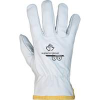 Gants Slim-Fit Endura 378WGKTA, T-petit, Paume en Cuir fleur de ch&egrave;vre Maritime Industrial Rubber