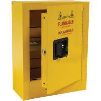 Mini Flammable Safety Cabinet, 2 Gal., 1 Door, 17" W x 22" H x 8" D Maritime Industrial Rubber