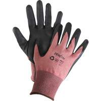 Eco-Friendly Lightweight High-Dexterity Cut-Resistant Gloves, Size 7, 18 Gauge, Foam Nitrile Coated, Stainless Steel/HPPE/RPET Shell, ASTM ANSI Level A4 Maritime Industrial Rubber