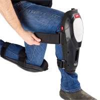 Dynamic Flooring Knee Pad, Hook and Loop Style, Plastic Caps, Foam Pads Maritime Industrial Rubber