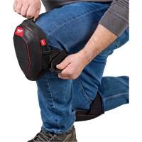 High-Mobility Knee Pad, Hook and Loop Style, Plastic Caps, Foam Pads Maritime Industrial Rubber