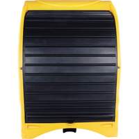 Palette contre les d&eacute;versements &agrave; couvercle dur pour 4 barils, 68,11" lo x 61,61" la x 83,07" h, Capacit&eacute; de charge 1433 lb Maritime Industrial Rubber