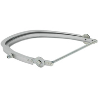 Aluminum Bracket for Non-Slotted Hard Caps Maritime Industrial Rubber