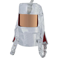 Cagoule r&eacute;fl&eacute;chissant la chaleur avec fen&ecirc;tre transparente dor&eacute;e Maritime Industrial Rubber
