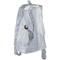 Cagoule r&eacute;fl&eacute;chissant la chaleur avec fen&ecirc;tre transparente dor&eacute;e Maritime Industrial Rubber