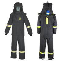 TCG Medium Arc Flash Coat Kit with Escape Strap, 75 cal/cm² Maritime Industrial Rubber