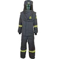Ensemble de manteau contre l'arc &eacute;lectrique TCG grand, 140 cal/cm² Maritime Industrial Rubber