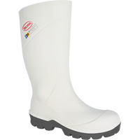 Boss&reg; Footwear Food Processing Boot, Polyurethane, Steel Toe, Size 4, Impermeable Maritime Industrial Rubber