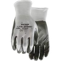 389 Stealth Lite Speed Gloves, X-Small, Nitrile Coating, Polyester Shell Maritime Industrial Rubber