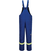 Pantalon &agrave; bavette isol&eacute; 88/12 Bizflame, Coton/Nylon, Petit, Bleu Maritime Industrial Rubber