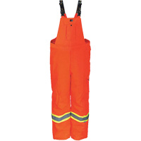 Combinaison robuste trilob&eacute;e ignifug&eacute;e anti-d&eacute;chirure de 300D Journeyman, Polyester, Petit, Orange haute visibilit&eacute; Maritime Industrial Rubber