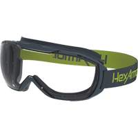 Lunettes &agrave; coque de s&eacute;curit&eacute; MX500, Lentille Transparent, Antibu&eacute;e/Anti-&eacute;gratignures, Ventilation Indirecte Maritime Industrial Rubber