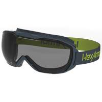 Lunettes &agrave; coque de s&eacute;curit&eacute; MX500, Lentille Gris, Antibu&eacute;e/Anti-&eacute;gratignures, Ventilation Indirecte Maritime Industrial Rubber